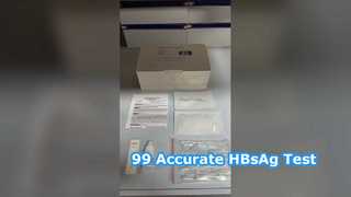 Introduceer HBsAg Rapid Test Kit Klinische diagnostische verbruiksartikelen Nauwkeurigheid van meer dan 99% voor u