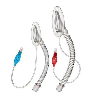 kopen Versterkt wegwerpmasker LMA medisch kwalitatief Silicone manchet Doorzichtige PVC buis met staaldraad Klasse II Anesthesie verbruiksartikelen online vervaardiging