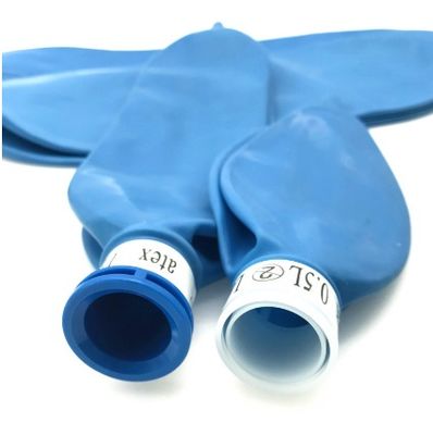 kopen Blauwe latexvrije veterinaire anesthesie ademhalingszak 0.5L-5L 22mm connector voor dierenventilatie online vervaardiging