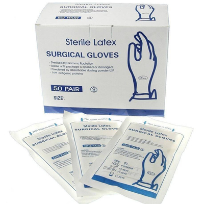 kopen Wegwerphandschoenen Chirurgische Onderzoekshandschoenen 7.5 Steriele Latex Handschoenen Medisch-Kwaliteit Poedervrij voor Verbeterde Bescherming online vervaardiging
