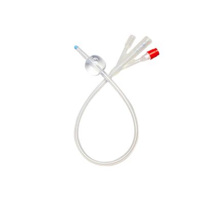 kopen Sterile 3-Way Silicone Foley Catheter for Adult Use with Balloon Control in Fr 16-26 online vervaardiging