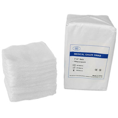 kopen Multi-Purpose Sterile Square Gauze Pads for Wound Care and Dressing, Soft and Absorbent online vervaardiging