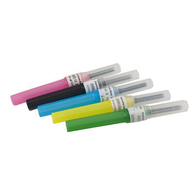 kopen Premium roestvrijstalen pen-type flashback-naald met visuele flashback-technologie en ultrascherpe tri-afgeschuinde punt voor veneuze bloedafname online vervaardiging