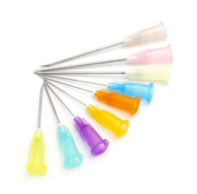 kopen AILE Eenmalige medische naald 13-38 mm Lengte 18G-30G roestvrij staal Hypodermische naald voor steriele injectie online vervaardiging