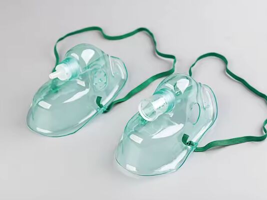 kopen Medisch kwaliteits PVC/Silicone Anesthesia & Respiratorisch masker met verstelbare Luer connector en steriele verpakking online vervaardiging