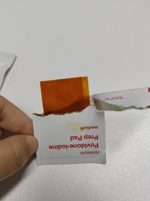 kopen Extra-dikke povidone-jode-swabs met een houdbaarheid van 3 jaar in folie-pocheverpakkingen voor steriele wondverzorging online vervaardiging