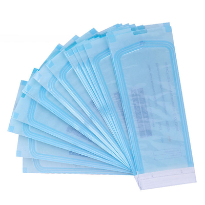 Kopen 70*230mm PE Medische Kwaliteit Zelfsluitende Steriele Zak Tandheelkundig Instrument Sterilisatiezak Voor Kliniek / Ziekenhuis online vervaardiging