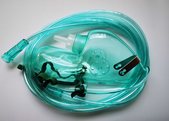 kopen Van de het Buizenstelselzuurstof van het sterlumen van het het Ademhalingsapparaatgezicht Transparant pvc van de het Maskertherapie online vervaardiging