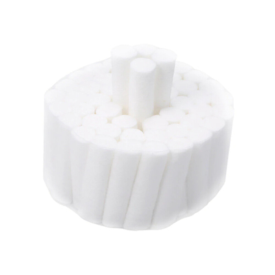 Goede prijs 8mm/10mm rolt het Beschikbare Tandkatoen Chirurgisch Absorberend 100%-Katoenen Tand Beschikbaar Product online