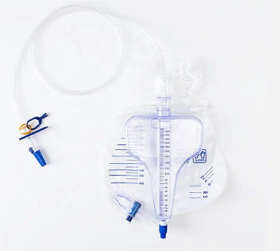 Goede prijs Urinemeter Drainage Bag met meetfles Eenmalige verzameling Medisch PVC-materiaal Urinemeter Bag CE ISO online