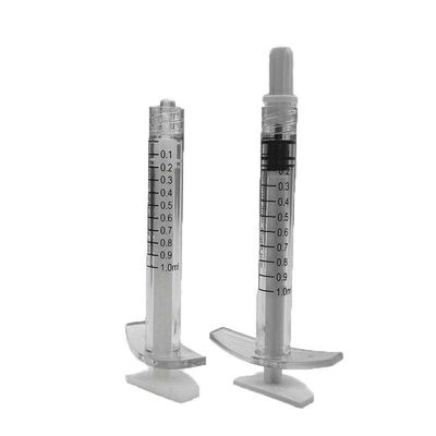Goede prijs Schoonheidsspuit Glasspuitjes 1 ml Steriele gezichtslip Dermale Luer Lock Fillers injectie borosilicaat glasspuit online