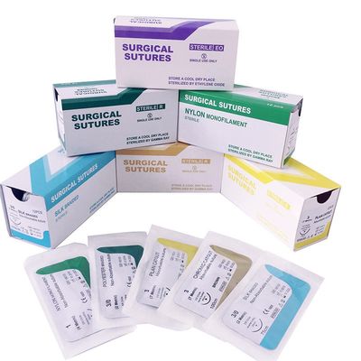 Goede prijs Polyglycolzuur (PGA) Hechtmateriaal voor chirurgie 910 Vicry Zijde Chromisch Catgut Nylon Hechtmateriaal voor chirurgie online
