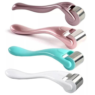 Goede prijs Nieuw ontwerp huid Derma roestvrij staal mini micro naald voor het gezicht Handheld Massage Roller Instrument Freeze Ice Roller online