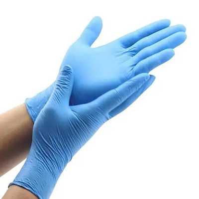 Goede prijs Powder Free Disposable Protection Gloves Blue Composite Mixed Acid Alkali Resistant High Elastic Hands online