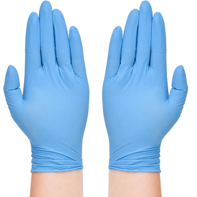 Goede prijs Examination Powder Free Xl Nitrile Disposable Gloves Blue online