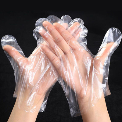 Goede prijs 100 STKS Doos Wegwerphandschoenen Voedsel Keuken HDPE Plastic Handschoenen Wegwerp Transparante Kookhandschoenen PE voor Restaurant en Thuis online