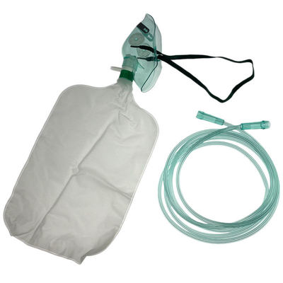 Goede prijs Medische Zachte PVC Niet-Herademingsmasker met 1L Reservoirzak en Stervormige Lumen Slang voor Hoog-Concentratie Zuurstoftherapie online