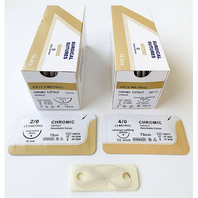 Goede prijs Absorbeerbare catgut hechting - biologisch afbreekbare hoogsterke chirurgische hechting voor wondsluiting online