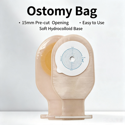 Goede prijs One-Piece Plak Ostomiezak Open-End Drainable Colostomiezak Wegwerp Stoma Zorg Fecale Zak CE Gecertificeerd Klasse I Volwassene Online