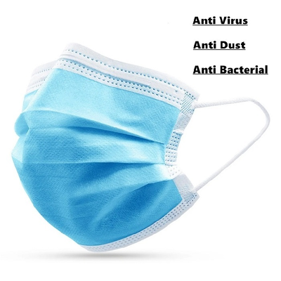 Goede prijs Niet-geweven masker 3Ply Gezichtsmasker Medisch Gepersonaliseerd Logo Chirurgisch Eenmalig Medisch Eenmalig Gezichtsmasker Online