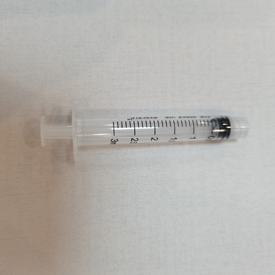 Goede prijs Concentrische de Spuiten van het Luerslot Gesteriliseerd door EO Drie Delen van 3ml voor injectie online
