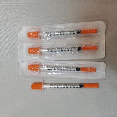 Goede prijs 1ml de Spuit van de insulineinjectie met Vaste Naald Concentrische 100 Eenheden of 40 Eenheden online